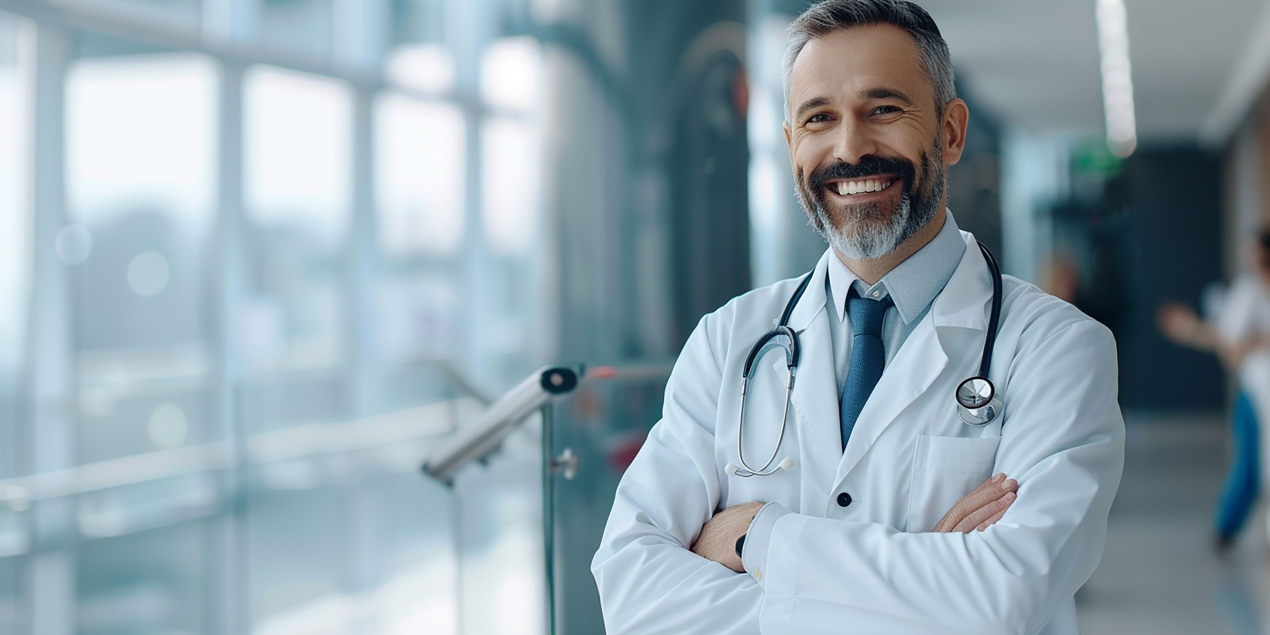 Usmievajúci sa doktor